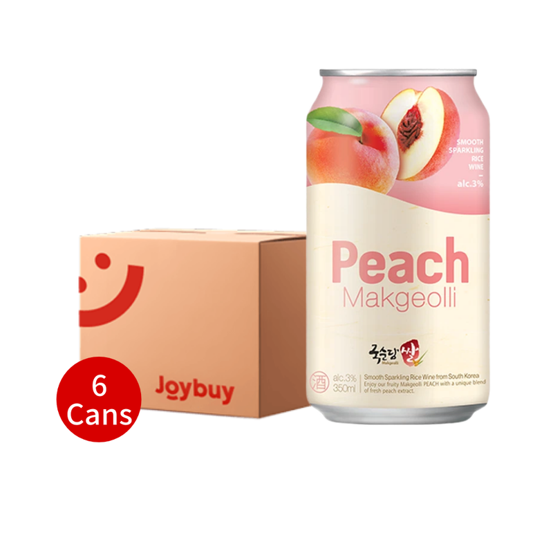 Makgeoli Peach alc. 3% 350ml*6
