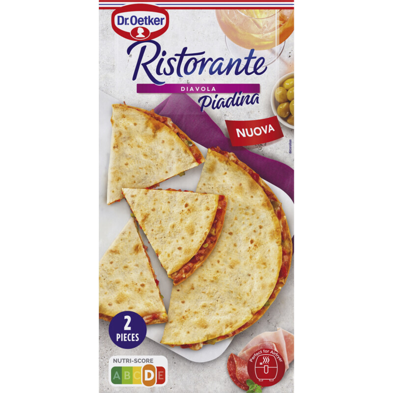 Dr. Oetker Ristorante Piadina Diavola Flatbread - 2 pcs
