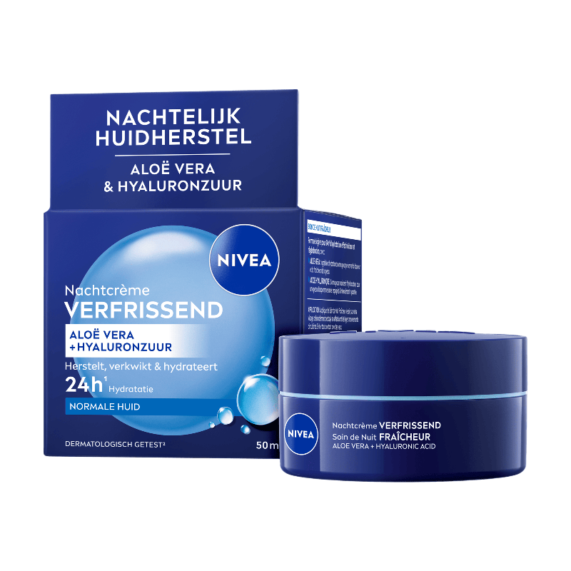 Nivea Essentials + Crème de nuit hydratante 24h 50 ml