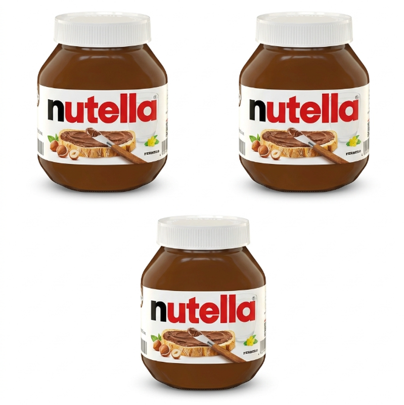Vorteilspack 3 x Nutella Haselnuss-Kakaocreme 750 g