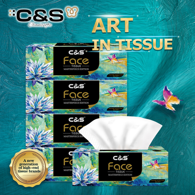 C&S 4ply 90sheets Box Tissue