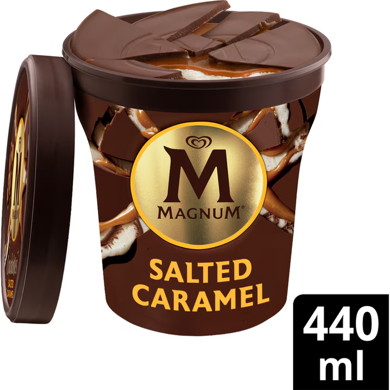 Magnum dubbel zeezout karamel pint 440 ml