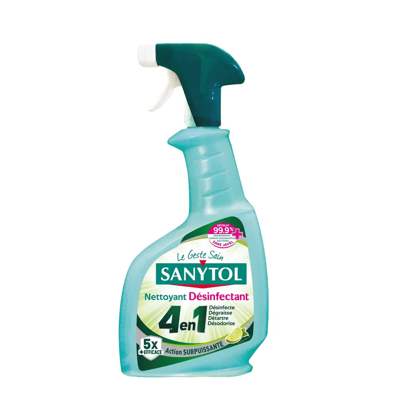 Nettoyant Ménager Désinfectant Sanytol 4en1 – Spray De 500ml - vue 1