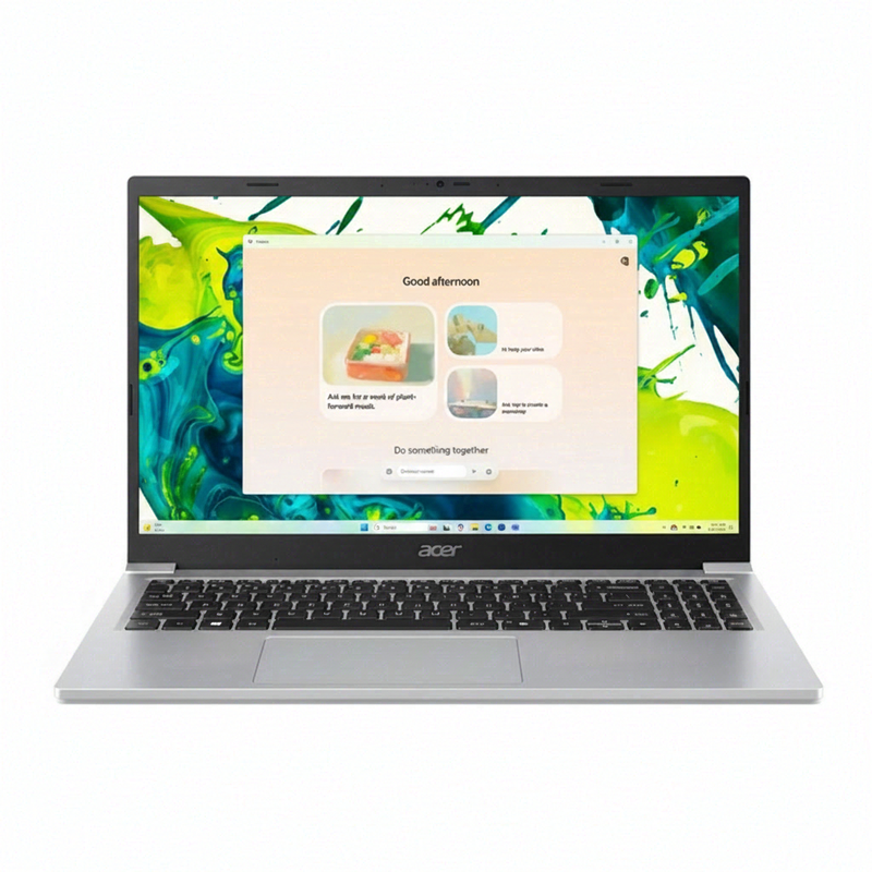 Acer Aspire Lite AL15-36P-C29Z 15.6" FHD Laptop, Intel N150 CPU, 8GB RAM, 128GB SSD, Windows 11 (Silver)