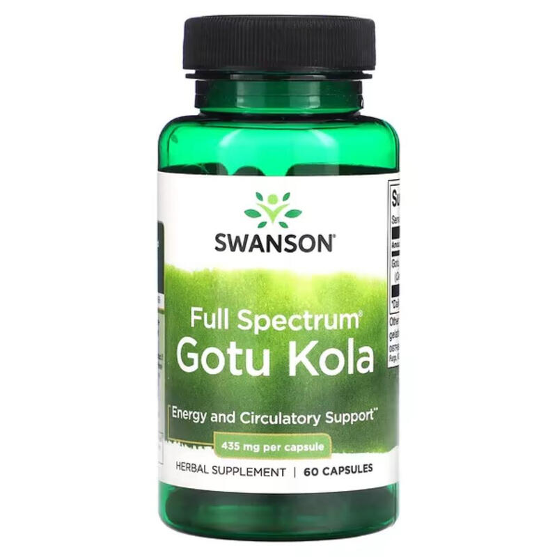 Full Spectrum Gotu Kola Cognition 435 mg - 60 Capsules