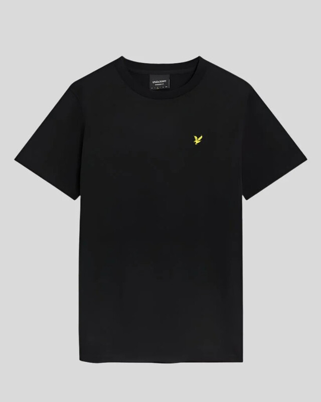 Oversized Cotton Crew Neck T-Shirt - Jet Black