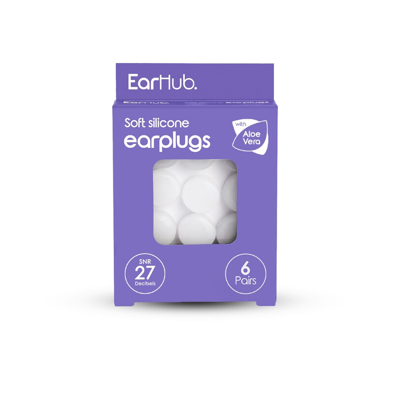 Sleepwell Soft Silicone Earplugs 6 Pair