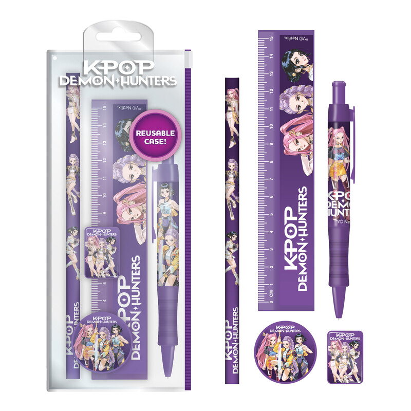 K-Pop Demon Hunters 5Pc Stationery Set