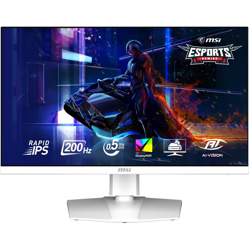 MAG 274QRFW E20 27" 2560x1440 (WQHD) 200Hz 0.5ms Rapid IPS Adaptive-Sync Gaming Monitor - White