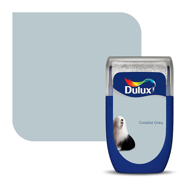 Dulux Matt Emulsion Paint Tester Pot - Coastal Grey - 30Ml