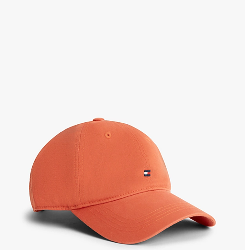 Tommy Hilfiger Accessories Hilfiger Flag Embroidery Baseball Cap - Rustic Clay