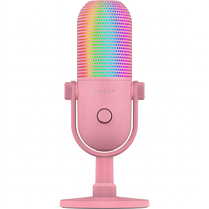 Razer Naga V3 Édition Quartz Rose USB Microphone de Bureau Capacitif