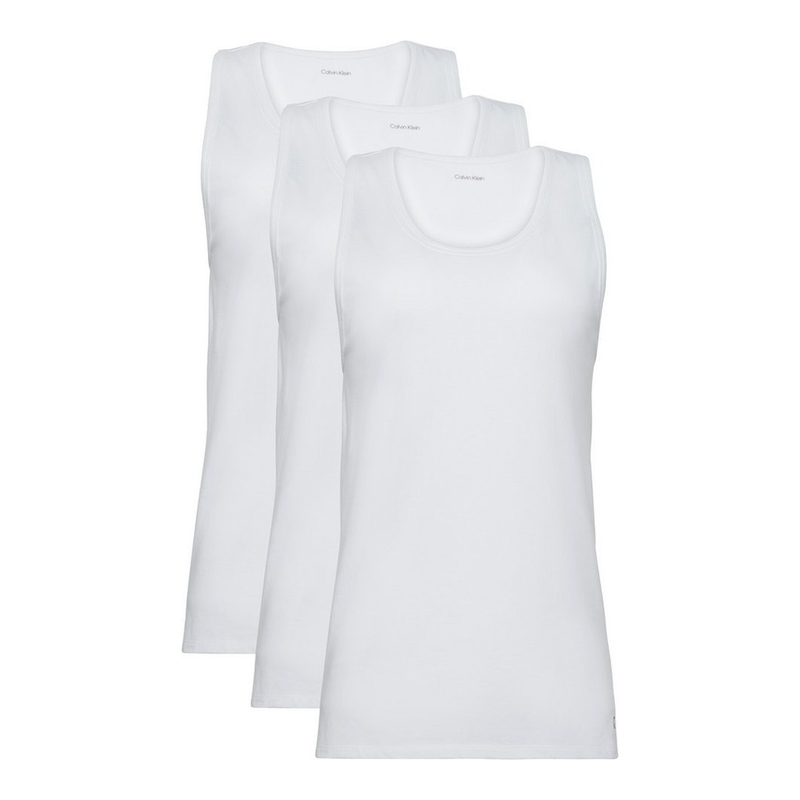 Calvin Klein Unterwäsche 3er-Pack Tanktop - Weiß S