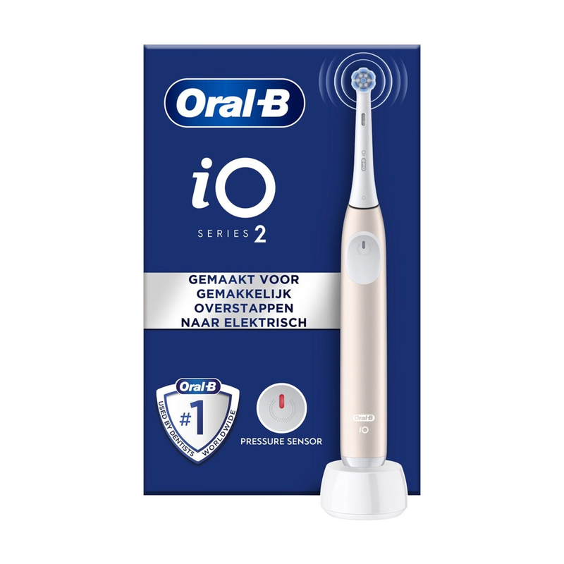 Oral-B iO2 elektrische tandenborstel - Calm roze - 1 stuk