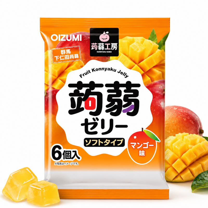 Shimonita konjac jelly met mangosmaak 106 g
