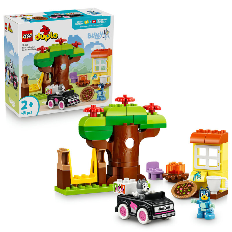Lego Girls Duplo Bluey 10469 Pizza With Muffin And Bluey
