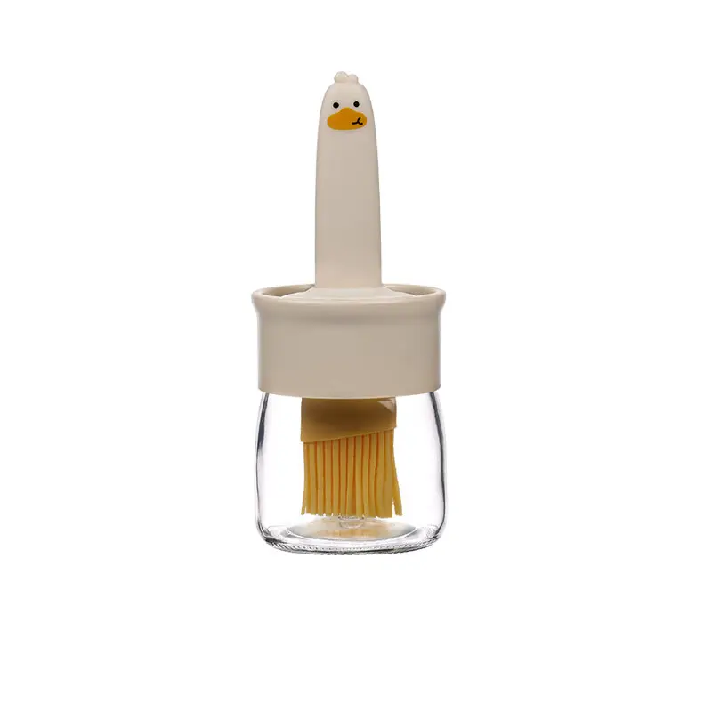 oil brush with bottle, glass baking and barbecue oil brush