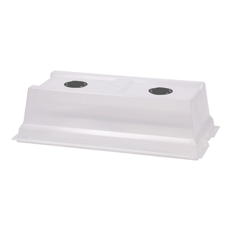 EDA Serre de Culture Compatible avec Espace Potager Veg&Table City Double Aération Filtrage des UV Fixation au Sol Possible