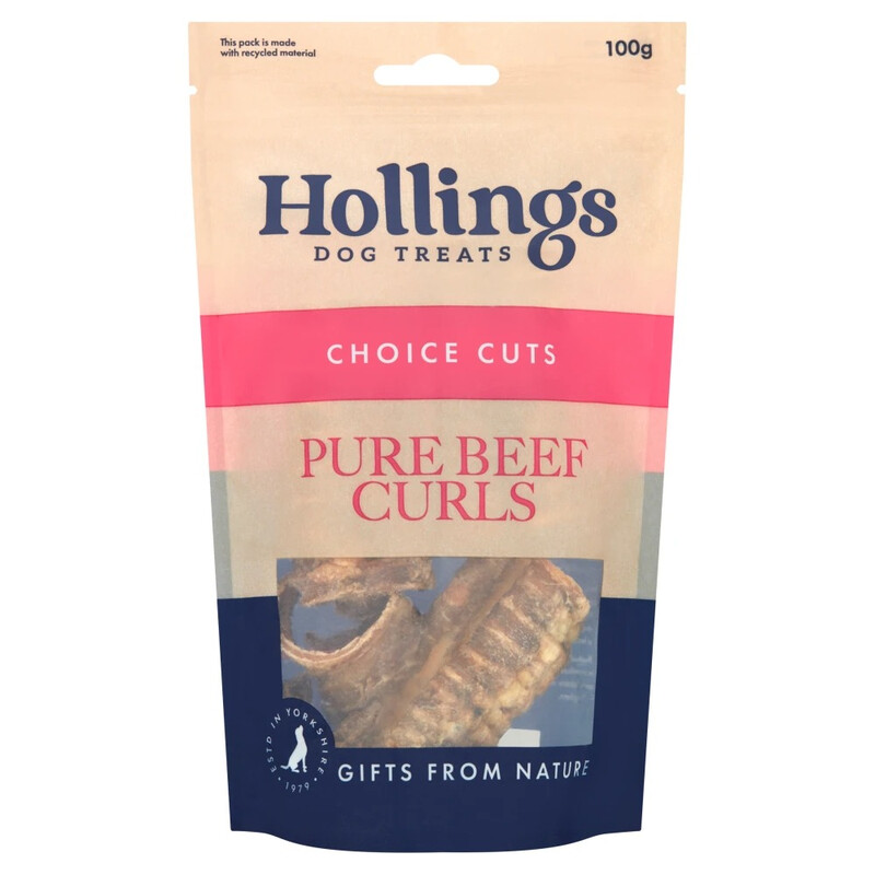 Dog Treats Choice Cuts Pure Beef Curls 100g