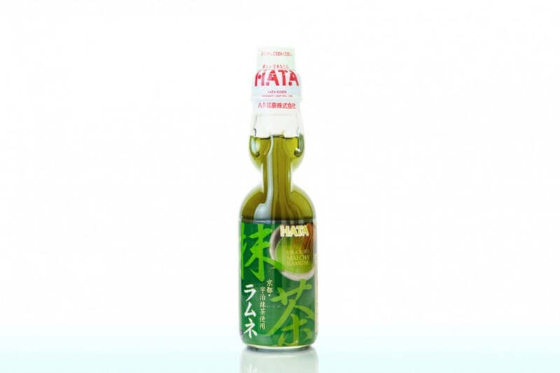 Hata Matcha Ramune Carbonated Drink 200ml