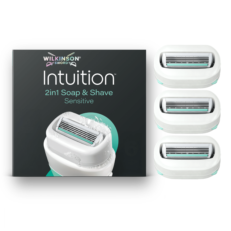 Wilkinson Sword Intuition 2in1 Soap & Shave Sensitive lames de rechange 6 pcs - vue 3