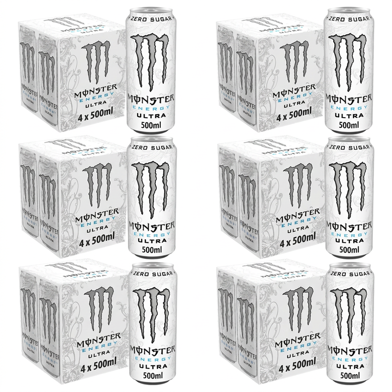 MONSTER ENERGY Drink Ultra Zero Sugar 6x4x500ml