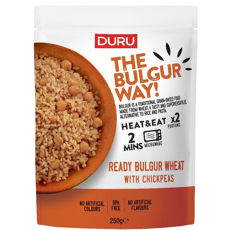 Duru The Bulgur Way Nohutlu Bulgur 250 g (Bougour avec Pois Chiches)