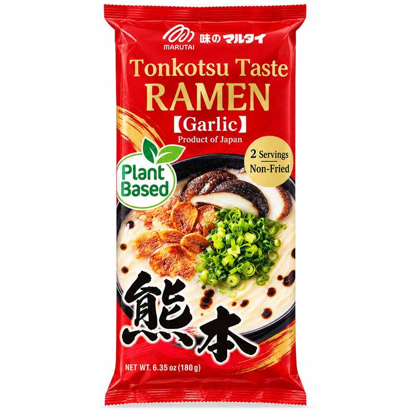 Marutai Tonkotsu smaak ramen Kumamoto knoflooksmaak 180 g