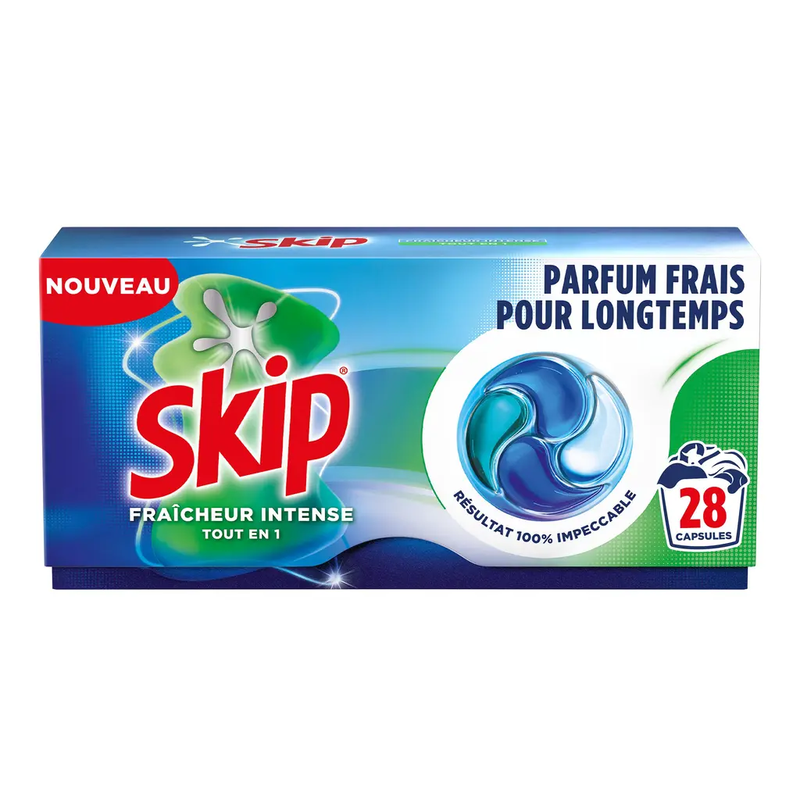 Skip lessive fraîcheur capsules tout en 1 x28 - vue 1