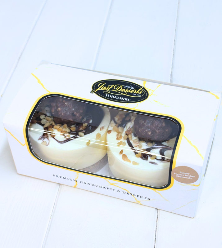 Just Desserts Luxury Ferrero Rocher Cheesecake Twin Pack