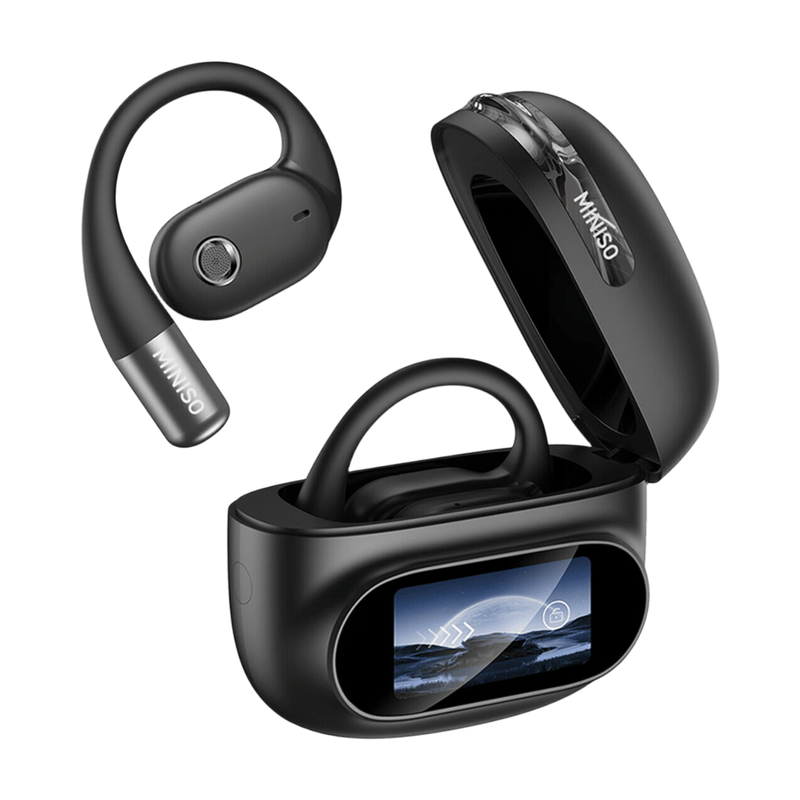 Miniso MS150 Open-Ear Wireless Touch-Screen EarBuds - Black