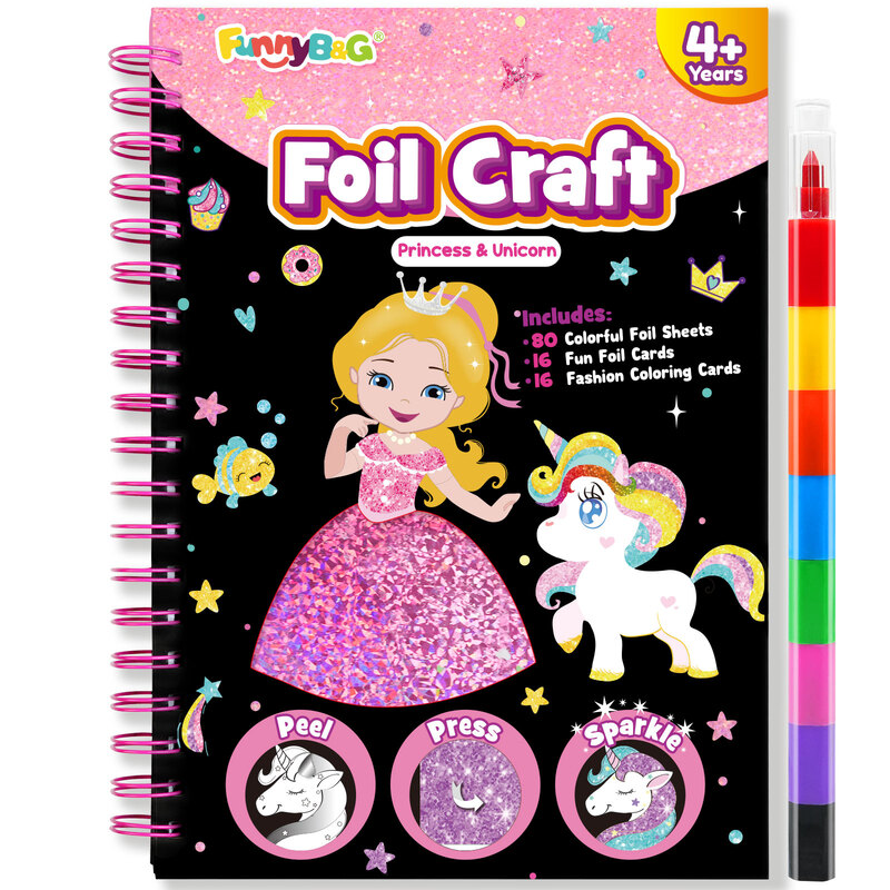 Princess Serie Folien-Kunst Bastelset