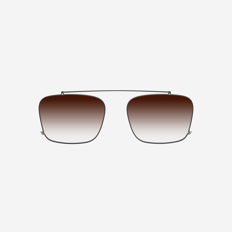 Even Realities - Even G2 B Clip & Pouch Brown (Rectangular) - Clip-on Sunlens Attach Effortlessly to Your Even G2 Smart Glasses