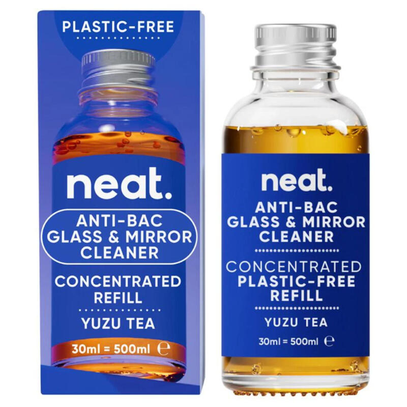 Neat AntiBac Glass and Mirror Concentrated Refill Yuzu Tea 30ml-makes 500ml