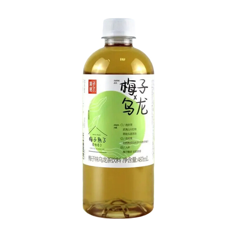 Ripe Fruit 【Cooling】【Hydration】Ripe Fruit Plum Oolong Tea 487Ml