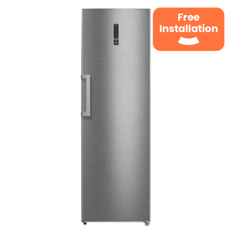 [Free Install] Midea MDRD502MTE46 60cm Wide 185cm Fridge - Inox - E Rated