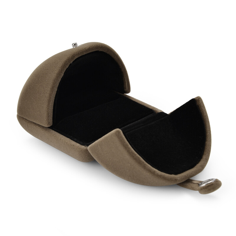 Button Ring Box Noble Engagement Gorgeous Single Couple Proposal Ring Box Jewelry Gif