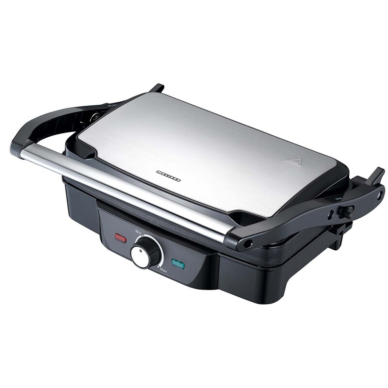 MELISSA Panini / Tafelgrill 1600 W Zwart / Bovenkast van roestvrij staal