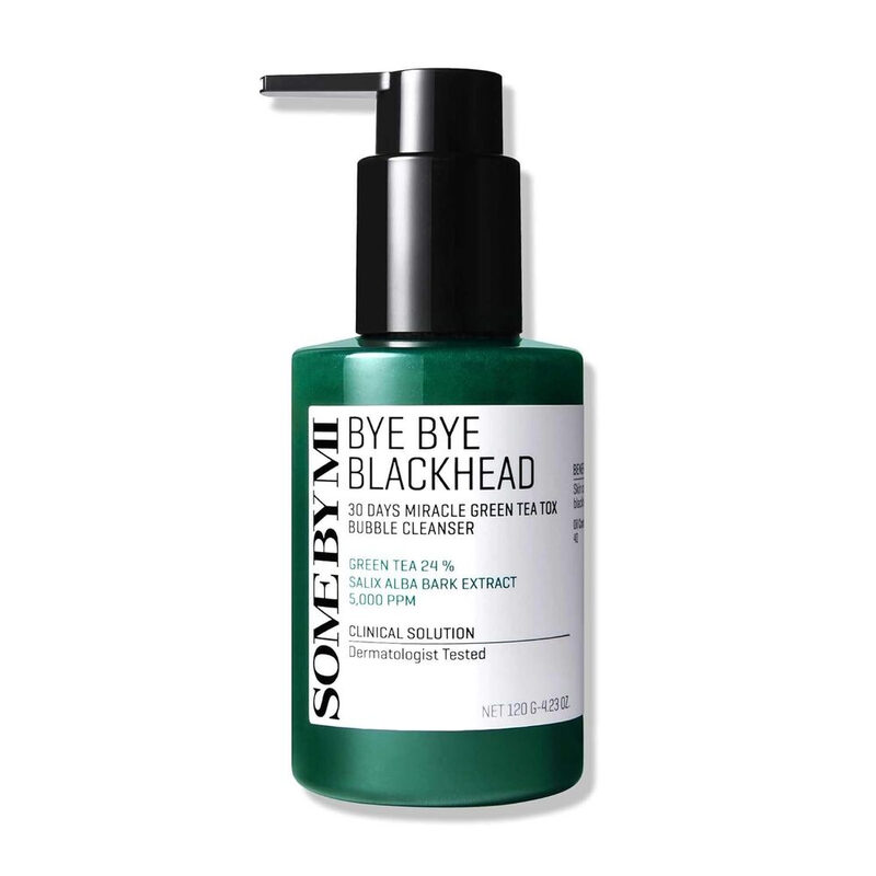 SOME BY MI Bye Bye Blackhead 30 Days Miracle Green Tea Tox Bubble Cleanser [120 g]