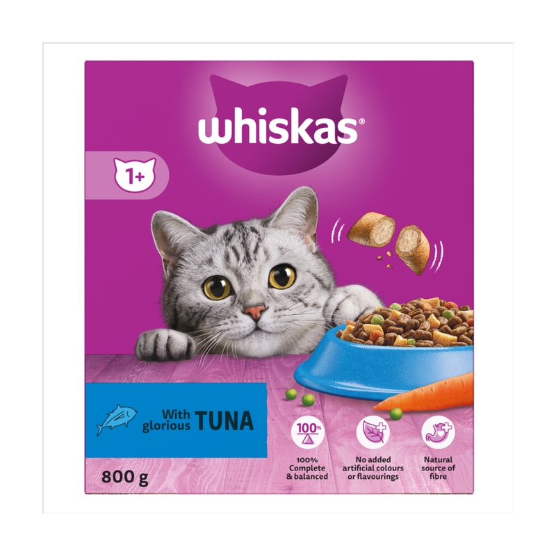 1+ Tuna Adult Dry Cat Food 800g
