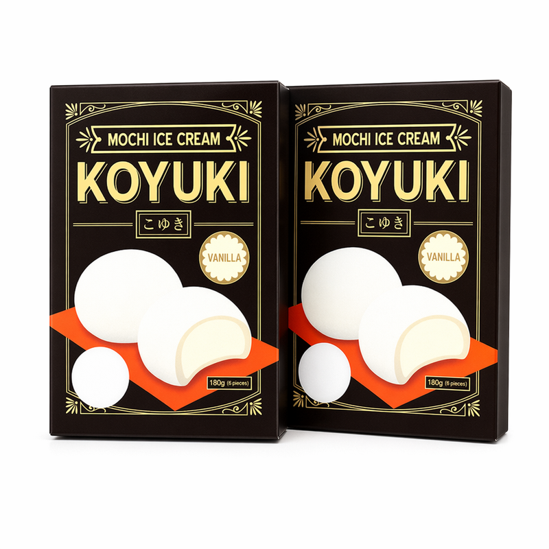 Koyuki Mochi IJs Vanillesmaak Vanillesmaak – 2 x 180 g
