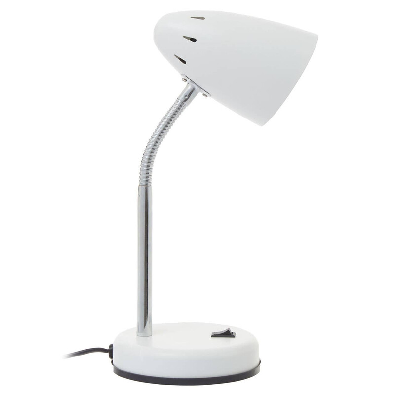 Maison By Premier White Table Lamp Flexi H:37cm