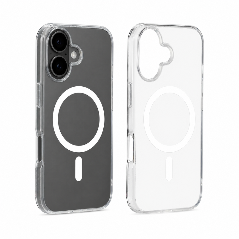 JOYROOM Magesafe magnetische durchsichtige kabellose Ladehülle für iPhone 17 JR17FG05 (TPU+PC)