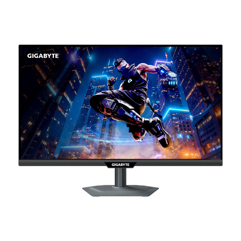 GIGABYTE M27UP 27" 4K UHD Gaming-Monitor – Dual-Modus (4K 160 Hz oder FHD 320 Hz) – 1 ms – SS-IPS – 95 % DCI-P3 – DisplayHDR 400 – KVM – Höhenverstellbar