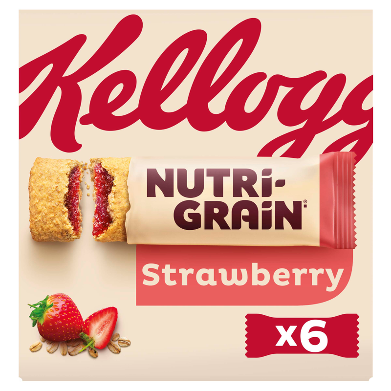Strawberry Nutri Grain Bars 6 Pack 222g