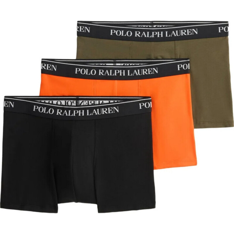 Classic Cotton-Blend Trunk 3-Pack Bdfd Orange/Rngr Green/Black S 714965507009