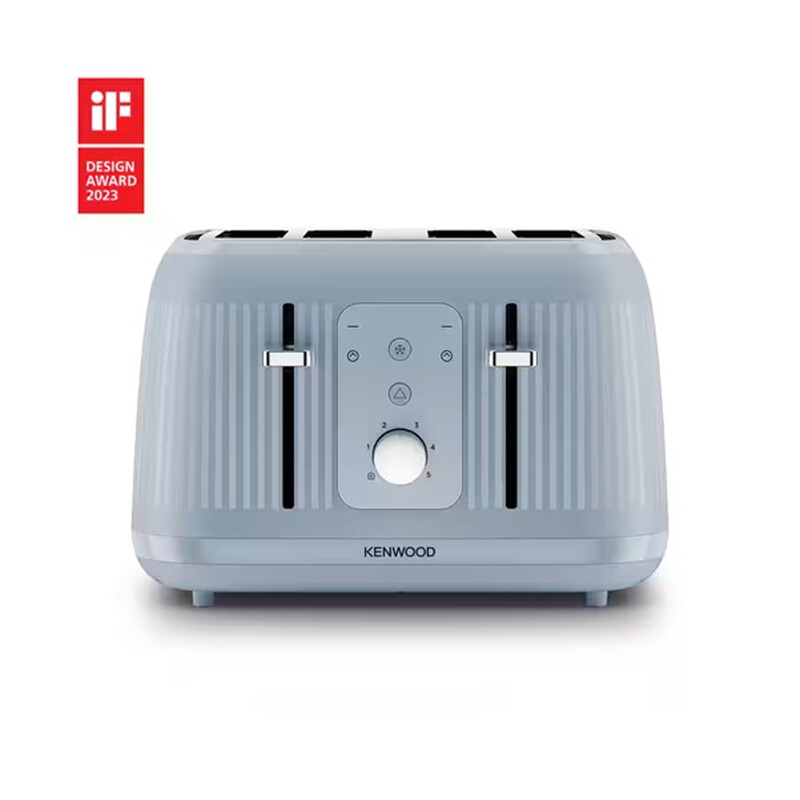Dawn 4 Slice Toaster, Cord Storage, Stone Blue - TFP09.000BL