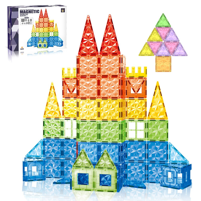 Educational Toys magnetic tiles magnetspielzeug magnetkugeln kinder 7.5cm Diamond Mag