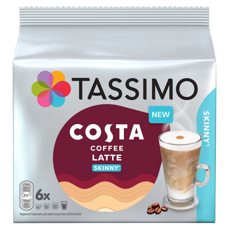 Costa Skinny Latte Pods 200g