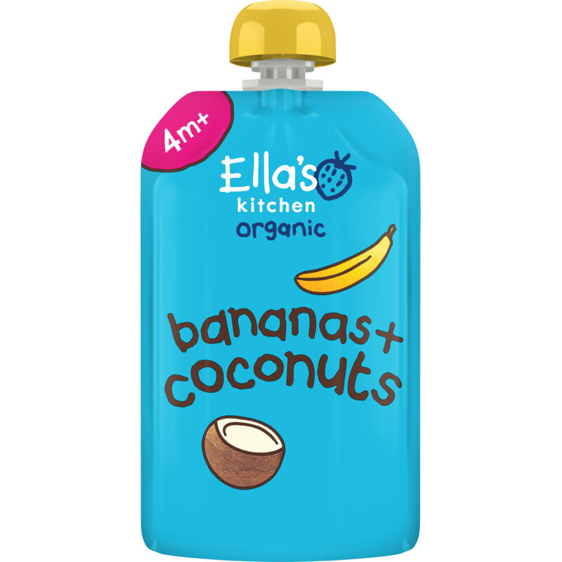 Ella's Kitchen 4+M Bananen + Kokos Smoothie 120 g